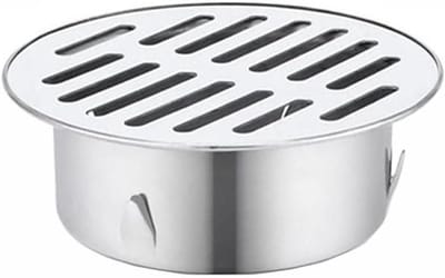 RVS Filter voor Downpipe, Blad Zeef Mand ter Preventie van Verstoppingen in 50mm Pijpen, Efficiënte Afvoerbescherming en Onderhoudsoplossing