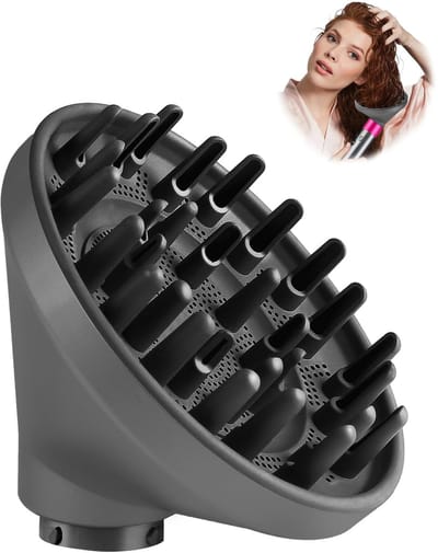 Namajunas - Fohn accessoire - Diffuser - Geschikt voor Dyson föhnmodellen HD15 / 08 / 07 / 03 / 02 / 01 - Geeft u prachtige krullen - volume geven - Hittebestendig - Opzetstukken voor krullen - Hetelucht diffuser - Haardroger accessoire