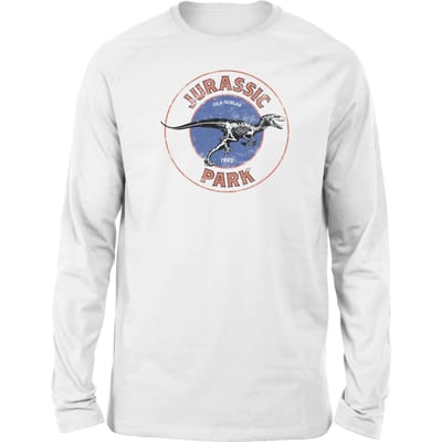 Jurassic Park Jurassic Target Unisex Long Sleeved T-Shirt - Wit - L