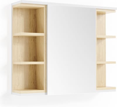 Vicco Aquis Badkamerspiegelkast – 79.6 x 64 cm Wit
