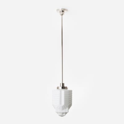 Hanglamp ''Chrysler'' 20's Nikkel - Art Deco Trade