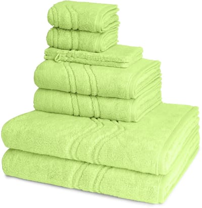 Ross Dames en Heren 2 X Washand 2 X gasten- 2 X douche- 2 X handdoek in een set Cashmere feeling