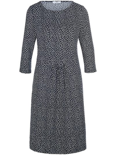 Jersey jurk 3/4-mouwen Van Peter Hahn blauw