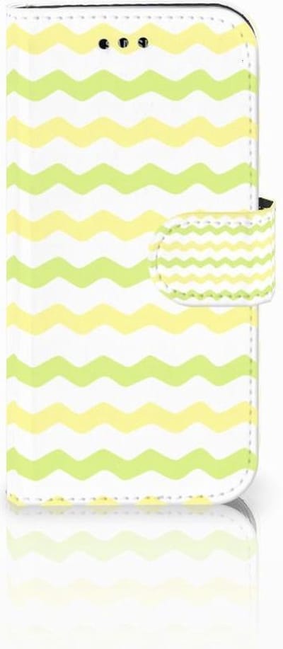 Book Case voor Samsung Galaxy A3 2017 Telefoon Hoesje Waves Yellow