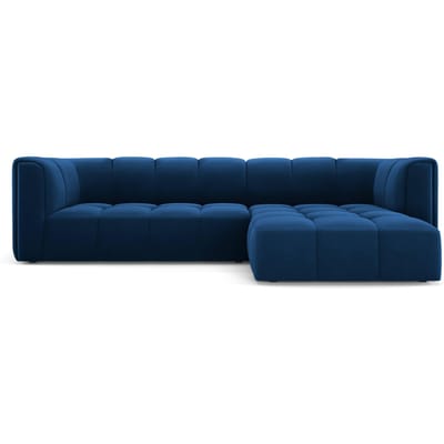 Hoekbank Francesca velvet rechts 3-zits | Milo Casa