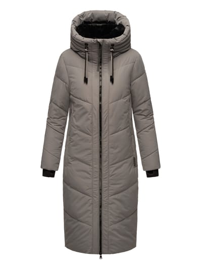 Marikoo Nadaree dames winterjas – lang, warm & met capuchon