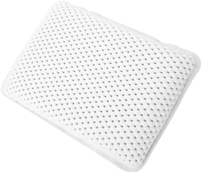 Dailygoods- Hoofdkussen Holle Oppervlak - Ondersteuning Hoofd/Nek - Antislip Zuignappen - PVC-schuim - Comfortabel - Milieuvriendelijk - Badkussen