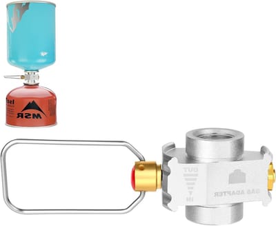 Draagbare Gas Tank Vuladapter voor Buiten, Multifunctionele Luchtdrukventiel voor Camping en Recreatie