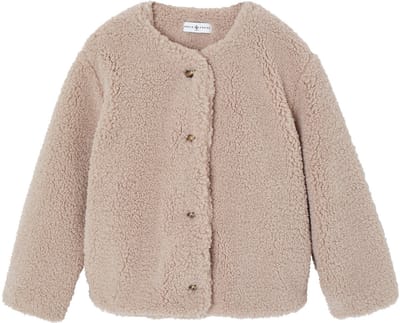 Envie de fraise Sherpajas met luipaardvoering, capsulecollectie moeder-dochter ENVIE DE FRAISE