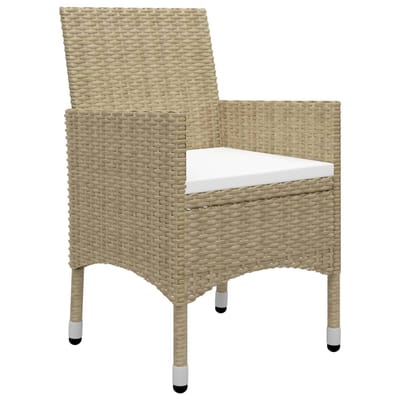 vidaXL - 3-delige - Tuinset - beige