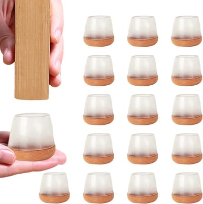 Rubberen Vloerbeschermers voor Meubels - 16 Stuks - Bescherming voor Stoelen en Tafels