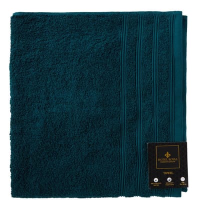 Hotel Royal  Handdoek/Badhanddoek -  Groen 50x100cm  - Superzacht 100% Gekamd katoen Badlaken Badhanddoek - 1 stuk