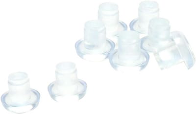 Stootbuffers Meubels - Antikras Pads - Bescherming Kastdeuren - Ingebouwd Ontwerp - 8 mm Gat - Helder