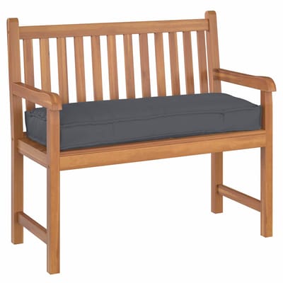 vidaXL - Kussen - Antraciet - 110 - x - 40 - x - 8 - cm - Oxford - Stof