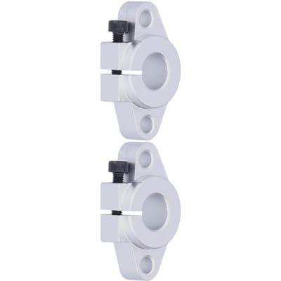 2 Stuks SHF12 Lineaire Beweging Railgeleiding Ondersteuning Horizontale Lineaire Rail Asbeugel voor 12mm Diameter As