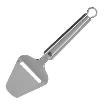Alpina Kaasschaaf - met ophangoog - zilver - 23 cm - RVS - keukengerei - Plakjes kaas snijden