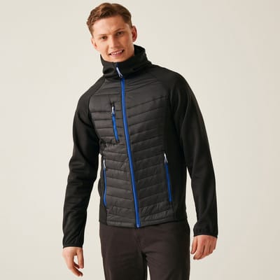 Gevulde Jas Hiking Heren Nagate Hybrid Jacket