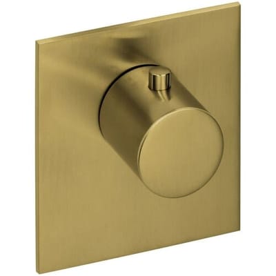 Herzbach DESIGN iX PVD LOGIC XL Vario colour set square for single thermostat module 21.500100.2.41