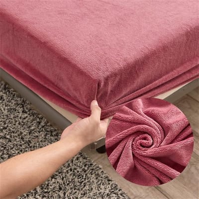 Dailygoods- Hoeslaken Superzacht - Fluweel - 90 x 200 x 30 cm - Elastisch - Ademend - Huidvriendelijk - Luxe Comfort - Beddengoed