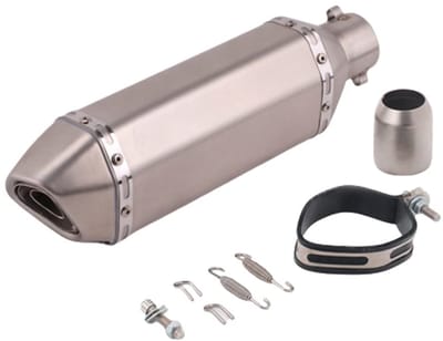 Dailygoods- Uitlaatpijp Universeel - Uitlaatsysteem - Ø 51 mm - Afneembare DB Killer - Motorfiets/Scooter - Hoogwaardige Kwaliteit