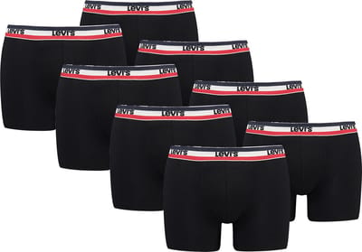BOXERS 8-pack Levi's Sportswear Logo herenboxershorts, ondergoed gemaakt van biologisch katoen