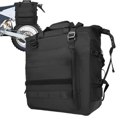 Motorfiets Zadeltassen - Bagage Pakket - Lange Ritten - 30 Liter Capaciteit - 36x33x15 cm - Zwart