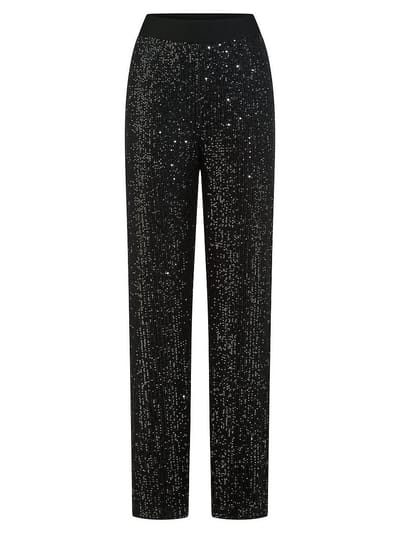 Wide Fit broek Van Emilia Lay zwart