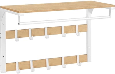 DailySupplies® Wandelstok Opvouwbaar - Wandelstokken Dames en Heren - Natuurlijk en Wit