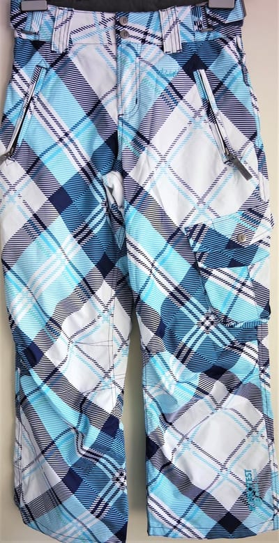 Protest Terra JR Skibroek - Blauw/Wit - Maat 128