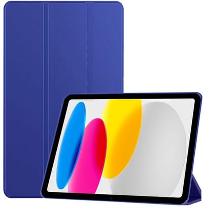 TechNow Hoesje geschikt voor Apple iPad 2025 (A16) & 2022 10.9 10e Gen Hoesje – Extreme Shock Case – Smart Case - Blauw