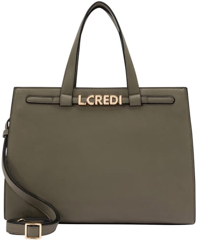 L.CREDI Olejandra Schoudertas 32.5 cm - Dames - khaki