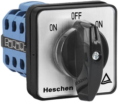 Store_9 - Nokkeenschakelaar - Drukknop - 660V 32A - 3 posities - 3 fasen - Universele schakelaar - Compact formaat - Geschikt voor professioneel ge...