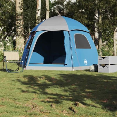 vidaXL - Familietent - iglo - 6-persoons - waterdicht - blauw