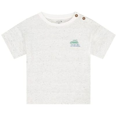 Prénatal peuter T-shirt Dark Off-White 74 heren