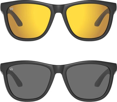 MowMow 2-pack Zonnebril - Gepolariseerd - Heren - Dames - ZEUS collection