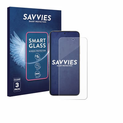 3 Stuks Savvies Screenprotector - geschikt voor Honor X70i - beschermfolie glas transparant