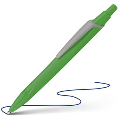 Schneider balpen Reco - neon groen - schrijfkleur: blauw - S-131924
