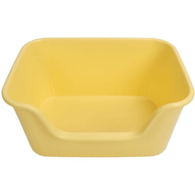 Grote Kattentoiletbak Hoge Randen Anti-Spatten Makkelijk Schoon te Maken Eenvoudige Look Open Kattentoiletbak voor Grote Katten