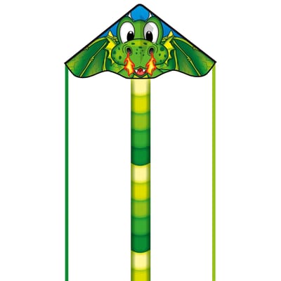 Kindervlieger HQ Simple Flyer 85 Dragon 102138 Groen 85 x 42 cm + 150 cm staart