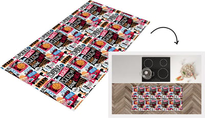 Keukenloper - Loper keuken - Basketbal - Quotes - Patroon - Alfabet - 120x60 cm - Keukenloper vinyl