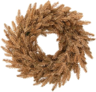 J-Line krans - kunststof - goud - medium