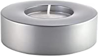 Carus - theelichthouder - metaal - zilver