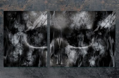 TMK ArtDeko - Glasplaat en Snijplank - 100x52 cm - Czaszka Motief