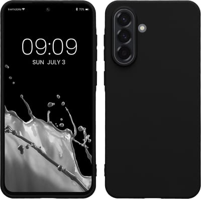 kwmobile telefoonhoesje geschikt voor Samsung Galaxy A56 5G - Hoesje voor smartphone - Back cover in zwart