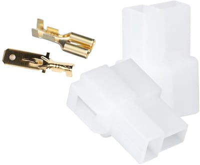 Cosensi - Elektrische Auto-draadconnector Set met Pin Header Terminals - Geschikt voor Type 2-pins Man Vrouw Sok Plug - Kit met Crimp Wire.