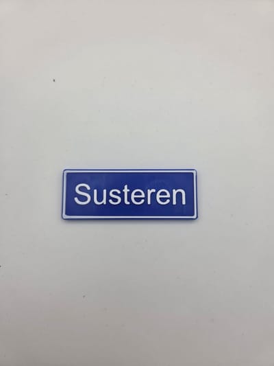 Koelkast Magneet plaatsnaam 8 X 3 CM Susteren