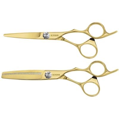 Kyone 710 Knipschaar Gold 5,5inch + Gratis 710T Coupeschaar Gold 6,0inch