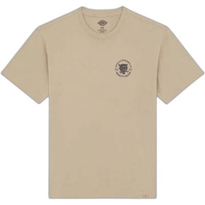 Short Sleeve Crew Neck Tee - Sand T-Shirts