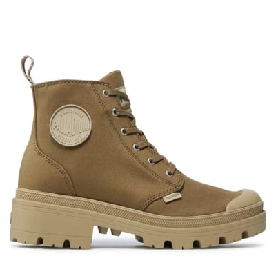Palladium - Dames - 96907-204 - butternut/green - maat 40
