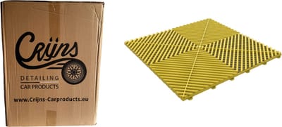 CRIJNS - Dalles - Floor Tiles - Trax - PRO - 39,50x39,50cm - BOX - 30 Items - Yellow